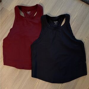 Set of 2 Old Navy Active Raserback tank - size M